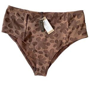 Thrills co 'Layla' bathing suit bottoms brown XL • NEW WITH TAGS